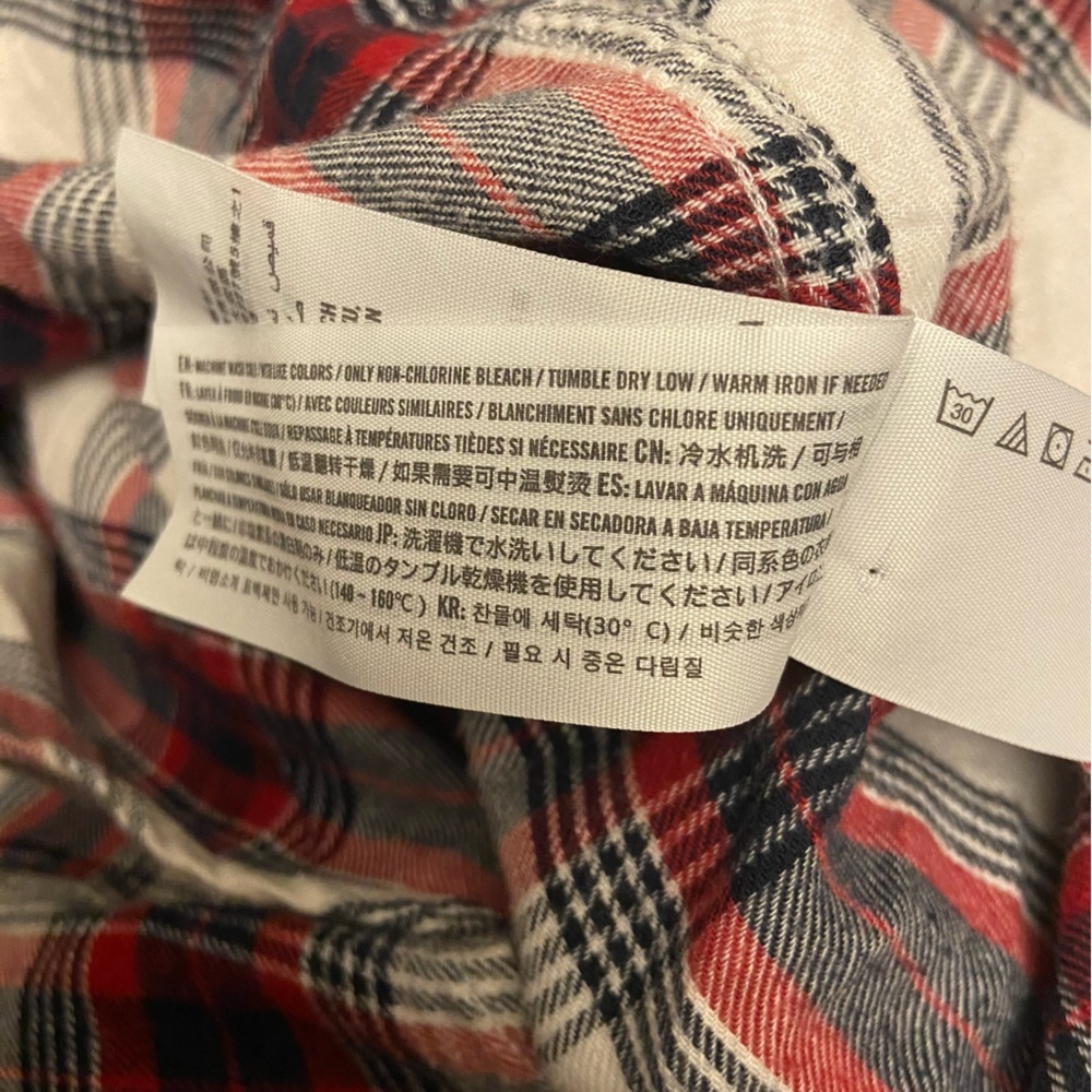 Abercrombie & Fitch Size Small Long Sleeves Button Down Tartan Print Shirt - Picture 6 of 8